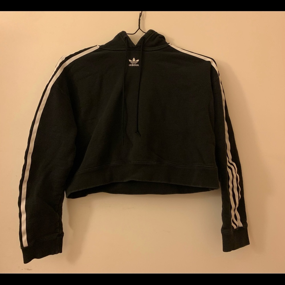 Classic Cropped Adidas Hoodie